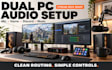 setup mic, dual PC streaming, stream deck and obs audio routing
