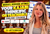 migrate, redesign, optimize your kajabi, thinkific, or teachable online course