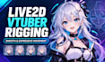 create a vtuber model, anime avatar, live2d model and vtuber rigging