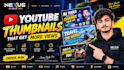 design an amazing glowing youtube thumbnail in 24 hours