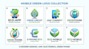 design a app, electronics, and green phone logo