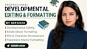 do developmental book editing paperback and amazon kdp interior formatting