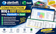 do  material takeoff and cost estimation in excel