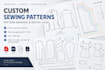create custom sewing patterns with pattern grading, and digitizing files