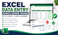do excel data entry, invoice tracking and data cleaning