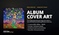 design a psychedelic album cover, spotify and apple ready