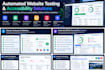 run automated wcag accessibility checks and generate test reports
