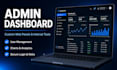 build a custom admin dashboard or admin panel for your web app