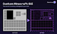 design and code a custom minecraft gui and resource pack
