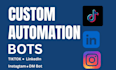 create youtube bot, twitter x bot, instagram bot, social media bot,