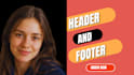 design header and footer website