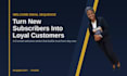 write a welcome email sequence and lifecycle email