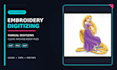 manually digitize your logo for machine embroidery