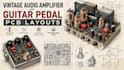 design guitar pedal pcb layout and audio amplifier schematics
