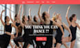 design wix dance studio website ballet school dance academy choreography website