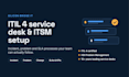 set up itil 4 IT service management, incident and problem management