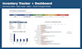 create a custom excel dashboard and business tracker