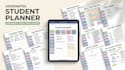 design hyperlinked goodnotes student planner with assignment and exam tracker