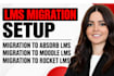 migrate your courses, users and lessons into absorb lms, moodle and rocket lms