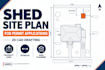 draw a shed site plan for your building permit