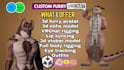 do custom vrchat avatar, furry vtuber model, nsfw vrc avatar with face tracking