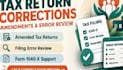 help amend US tax returns and correct tax filing errors