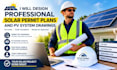 design professional solar permit plans and pv system drawings