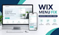 fix wix website menu and navigation issue