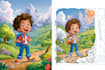 design a cartoon book cover art