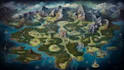create ue5 open world terrain landscape mulit biome maps level design city map