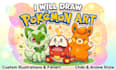 draw pokemon fan art