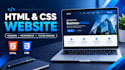 build a modern and responsive HTML CSS website