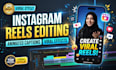 edit instagram reels with animated captions