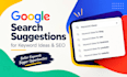 research google search suggestions for keyword ideas and SEO