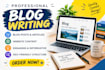 write engaging blog posts and articles for your website