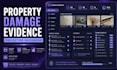 develop a professional property damage evidence collection dashboard