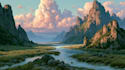 design fantasy environment concept art