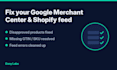 fix your google merchant center and shopify product feed errors