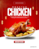 design roasted chicken food banner