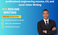 create a professional engineering resume and CV