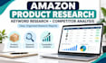 do amazon product research and keyword research