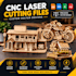 create cnc laser cutting files in dxf svg and ai