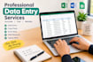 do accurate data entry work
