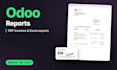 create custom odoo qweb PDF reports, invoices and excel exports