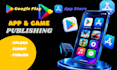 publish your  app  on google play store and apple app store