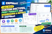 build custom doctypes, print formats and reports in erpnext