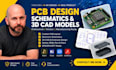 Design professional pcb layout, electronic schematics and 3d cad models ...