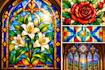 create custom stained glass art, window designs, and illustrations