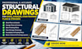 create structural drawings for sheds, garages, stair framing plans and stringers