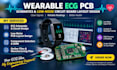 do wearable ecg pcb schematics and low noise circuit board layout design